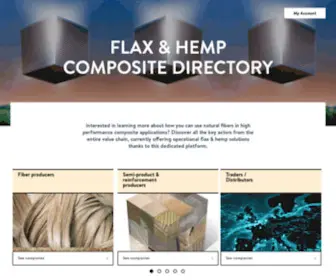 Flaxandhempdirectory.com(Flax & Hemp Composite Directory) Screenshot