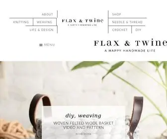 Flaxandtwine.com(Flax & Twine) Screenshot