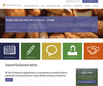 Flaxresearch.com(FlaxResearch) Screenshot