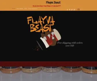 Flayvabeast.com(My Site) Screenshot