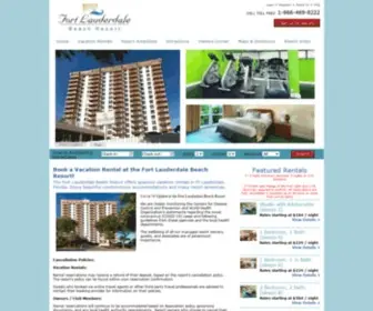 Flbeachresort.com(Fort Lauderdale Beach Resort by VRI resorts Vacation Rentals in Florida) Screenshot