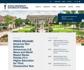Flbog.edu(State University System of Florida) Screenshot