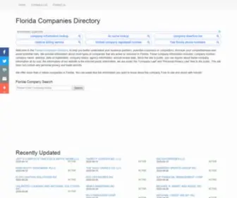 Flbusinessgo.com(Florida Companies Directory) Screenshot