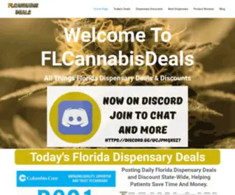 Flcannabisdeals.org(Florida Dispensary Deals & Dispensary Discounts) Screenshot