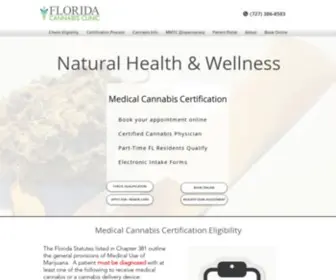 Flcannaclinic.com(Florida Cannabis Clinic) Screenshot