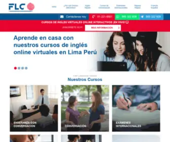 Flcingles.com(Cursos de Inglés en Lima Perú) Screenshot