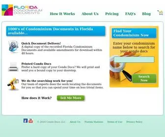 Flcondodocs.com(Florida Condo Docs Online) Screenshot