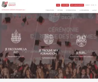 FLD-Lille.fr(Faculté Libre de Droit de Lille et d'Issy) Screenshot