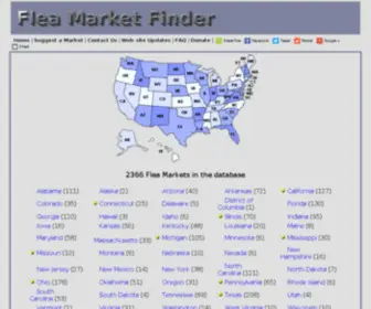 Fleamarketfinder.org(Flea Market Finder) Screenshot