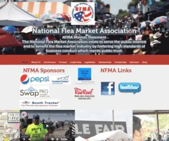 Fleamarkets.org(National Flea Market Association) Screenshot