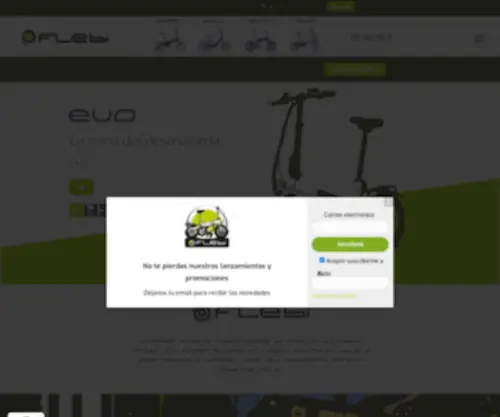 Flebi.com(Bicicletas el) Screenshot
