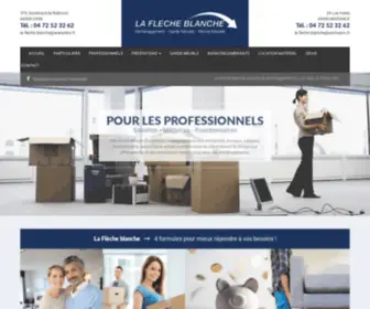 Fleche-Blanche.com(La Flèche Blanche) Screenshot