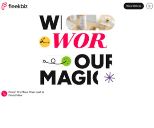 Fleekbiz.com(Custom Creative Design Agency in Houston) Screenshot