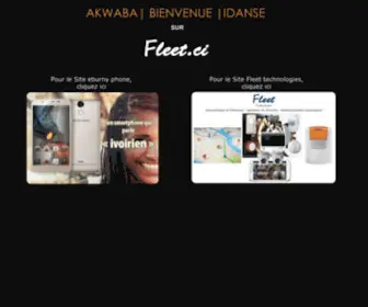 Fleet.ci(Site officiel des smartphones fleet) Screenshot