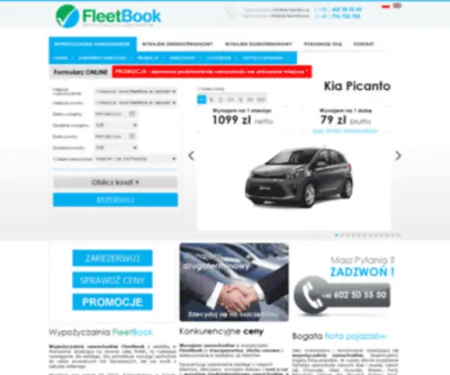 Fleetbook.pl(Wynajem samochodów) Screenshot