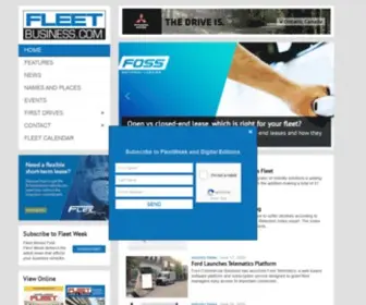 Fleetbusiness.com(Canadian Automotive Fleet) Screenshot