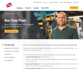 Fleetcardbenefits.com(WEX Inc) Screenshot