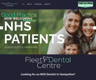 Fleetdental.co.uk(Fleet Dental) Screenshot