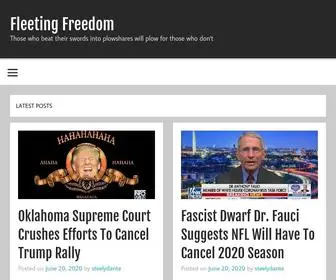 Fleetingfreedom.com(Fleeting Freedom) Screenshot