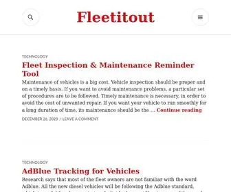 Fleetitout.com(Fleet management) Screenshot