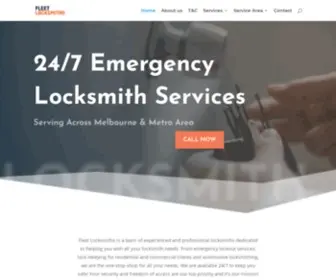 Fleetlocksmiths.com.au(24/7 Locksmith Services Melbourne) Screenshot