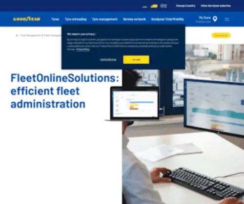 Fleetonlinesolutions.com(Goodyear FleetOnlineSolutions) Screenshot