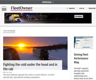 Fleetowner.com(Fleetowner) Screenshot