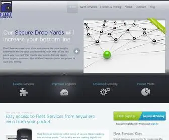 Fleetservicesparking.com(Secure Trailer Parking Lots and Drop Yards Nationwide) Screenshot