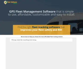 Fleetsoftwareexperts.com(Fleet tracking software) Screenshot