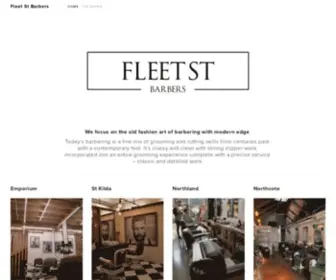 Fleetstbarbers.com.au(Fleet St Barbers) Screenshot