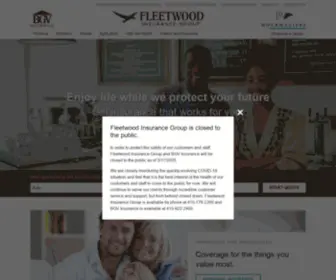 Fleetwoodinsurancegroup.com(Fleetwood Insurance Group) Screenshot