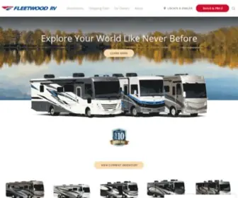 Fleetwoodrv.com(Fleetwood RV) Screenshot