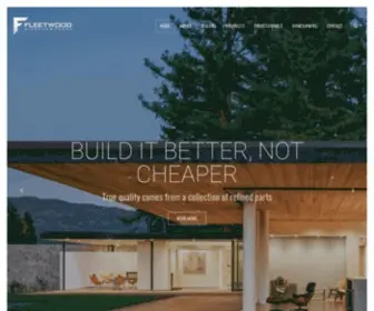 Fleetwoodusa.net(Custom Luxury Windows & Doors) Screenshot