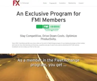 FleetXchange.com(An Exclusive Program for FMI Members) Screenshot