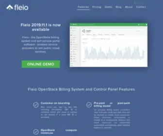 Fleio.com(OpenStack Billing System and Control Panel) Screenshot