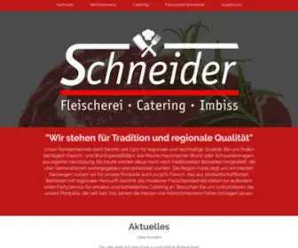Fleischerei-SChneider.com(Fleischerei Schneider Fulda) Screenshot
