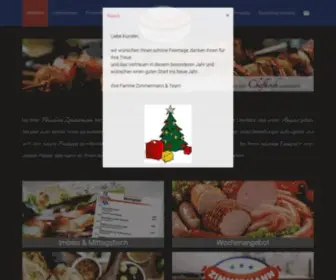 Fleischerei-Zimmermann.de(Fleischerei Zimmermann) Screenshot