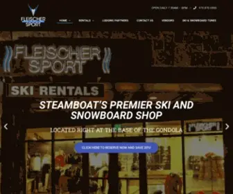 Fleischersport.com(Steamboat Ski & Snowboard Rentals) Screenshot