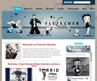 Fleischerstudios.com(Fleischer Studios Home) Screenshot