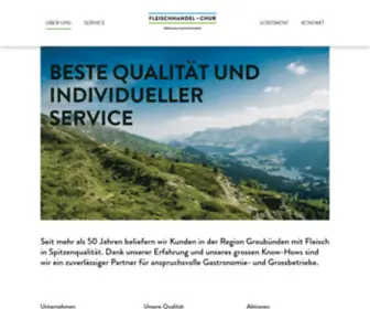 Fleischhandel-Chur.ch(Über) Screenshot