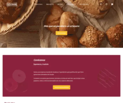 Fleischmann.com.mx(Levaduras) Screenshot