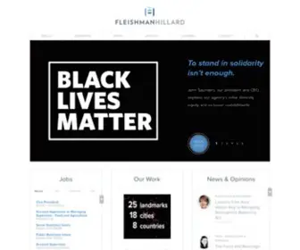Fleishmanhillard.com(Global PR and Marketing Agency) Screenshot