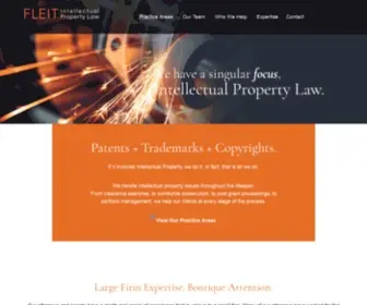 Fleitip.com(Fleit Intellectual Property Law) Screenshot