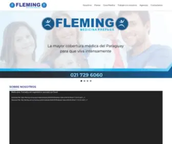 Fleming.com.py(MEDICINA PREPAGA) Screenshot