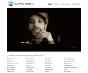 Flemingartists.com(FLEMING ARTISTS) Screenshot