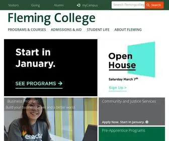 Flemingcollege.ca(Fleming College) Screenshot