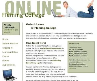 Flemingcollegeonline.ca(Fleming College Continuing Education) Screenshot