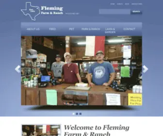 Flemingfarmandranch.com(Lindale, Texas Farm and Ranch Store) Screenshot