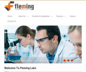Fleminglabs.com(Fleming Laboratories Limited) Screenshot
