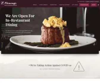Flemingssteakhouse.com(Fleming's Prime Steakhouse & Wine Bar) Screenshot